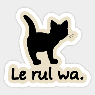 I'm A Cat (Láadan) Sticker